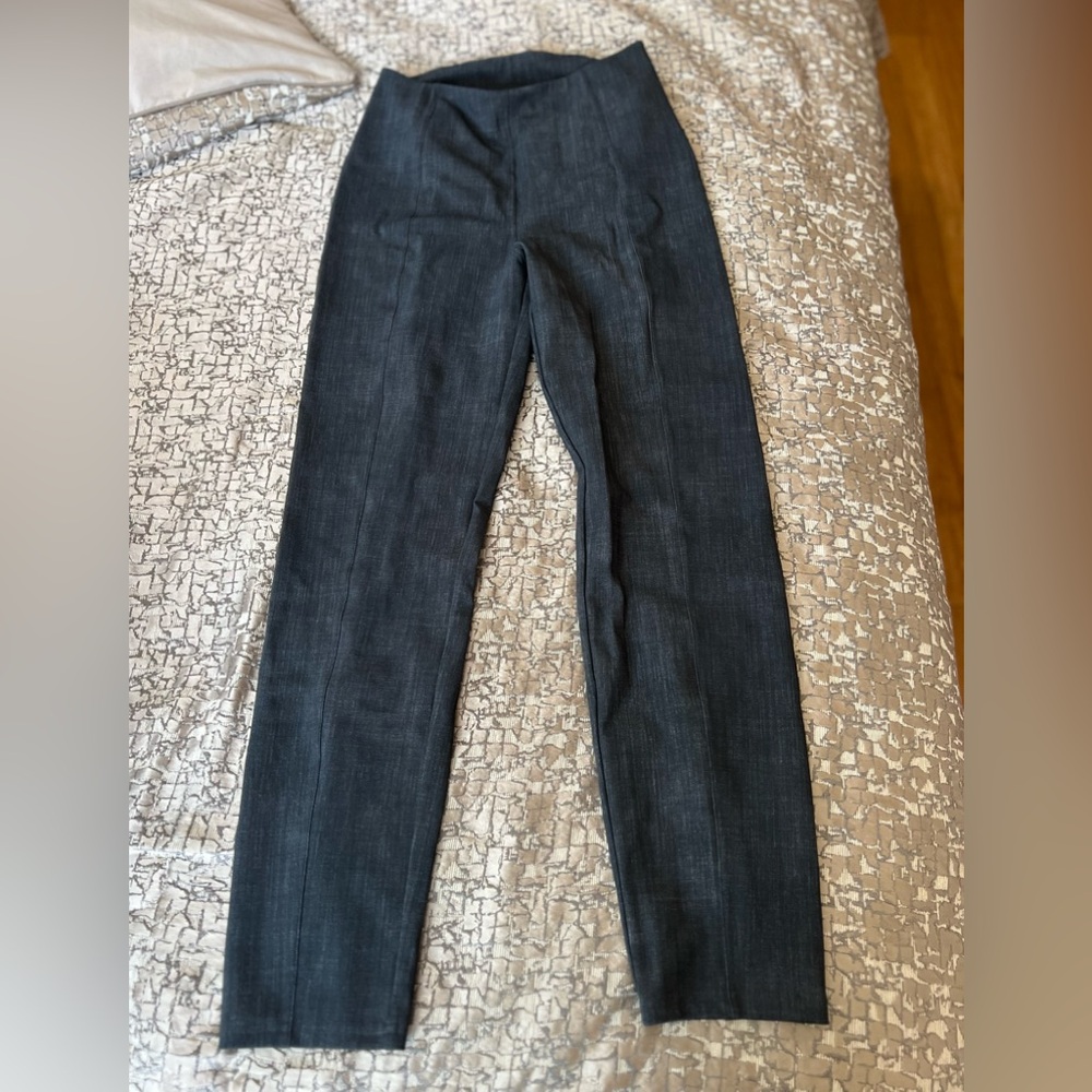 Lululemon Here to There Pant 7/8 High Rise Crosshatch Texture Black Size 6